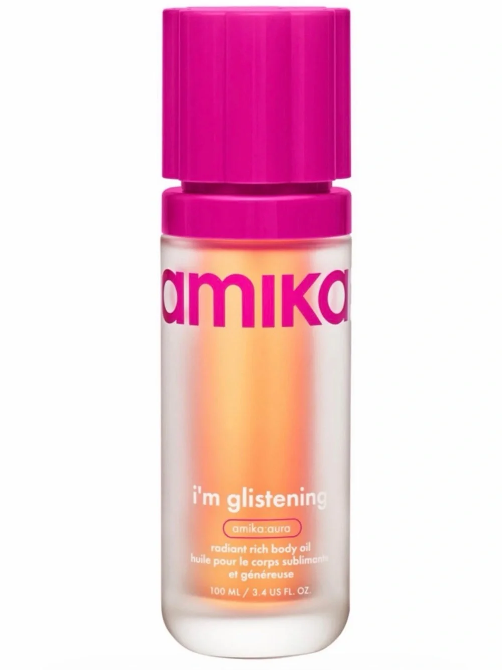 amika I'm Glistening Radiant Rich Body Oil NEW